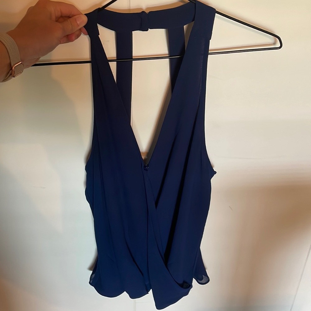 Navy Blue Tank Top